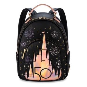 Walt Disney World 50th Anniversary Grand Finale Loungefly Mini Backpack